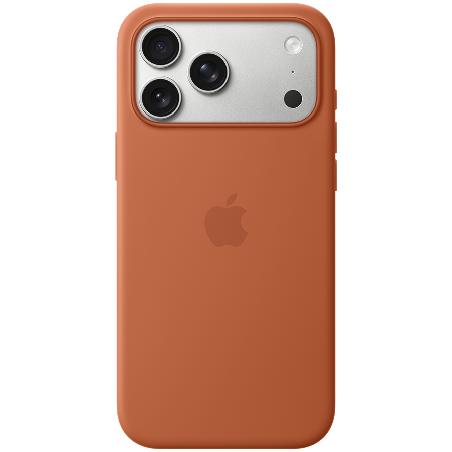 iPhone 17 Pro Max Silicone Case with MagSafe - Terra Cotta (MGFQ4ZM/A), Model A3560