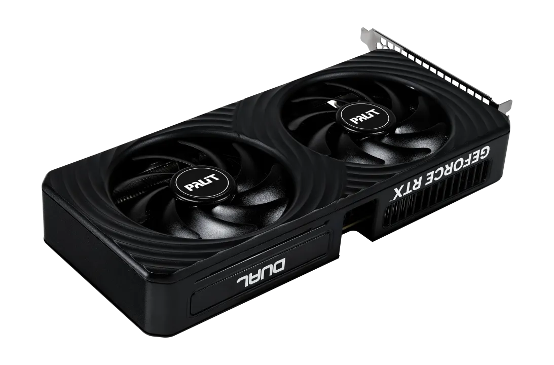 Видеокарта Palit GeForce RTX 5060 Ti Dual 8GB (NE7506T019P1-GB2062D) [8 ГБ, GDDR7, 128 бит, HDMI, DisplayPort (3 шт)]