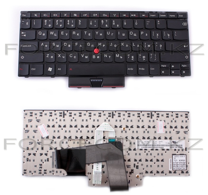 Клавиатура для ноутбука Lenovo Thinkpad E420, тензометрический джойстик, RU, черная