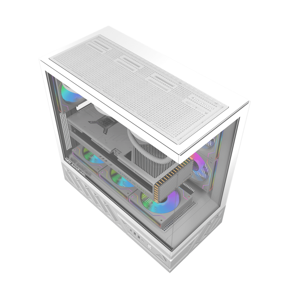Корпус darkFlash DS950 (DF-DS950-WH) [Midi Tower, 6 x 120 мм ARGB, Белый]