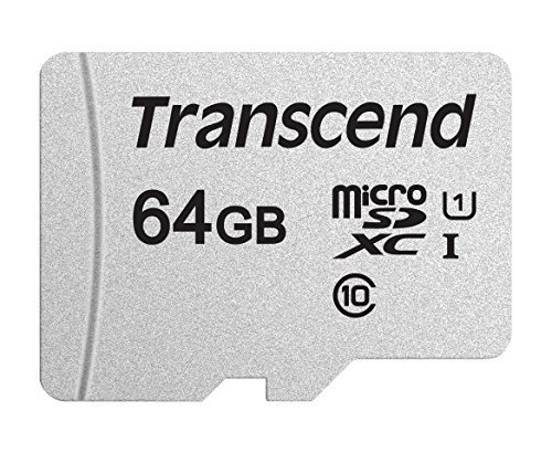 Карта памяти MicroSD Transcend TS64GUSD300S, 64GB/ Class 10 U1 - купить по цене 4 860 тг. в интернет-магазине Forcecom.kz