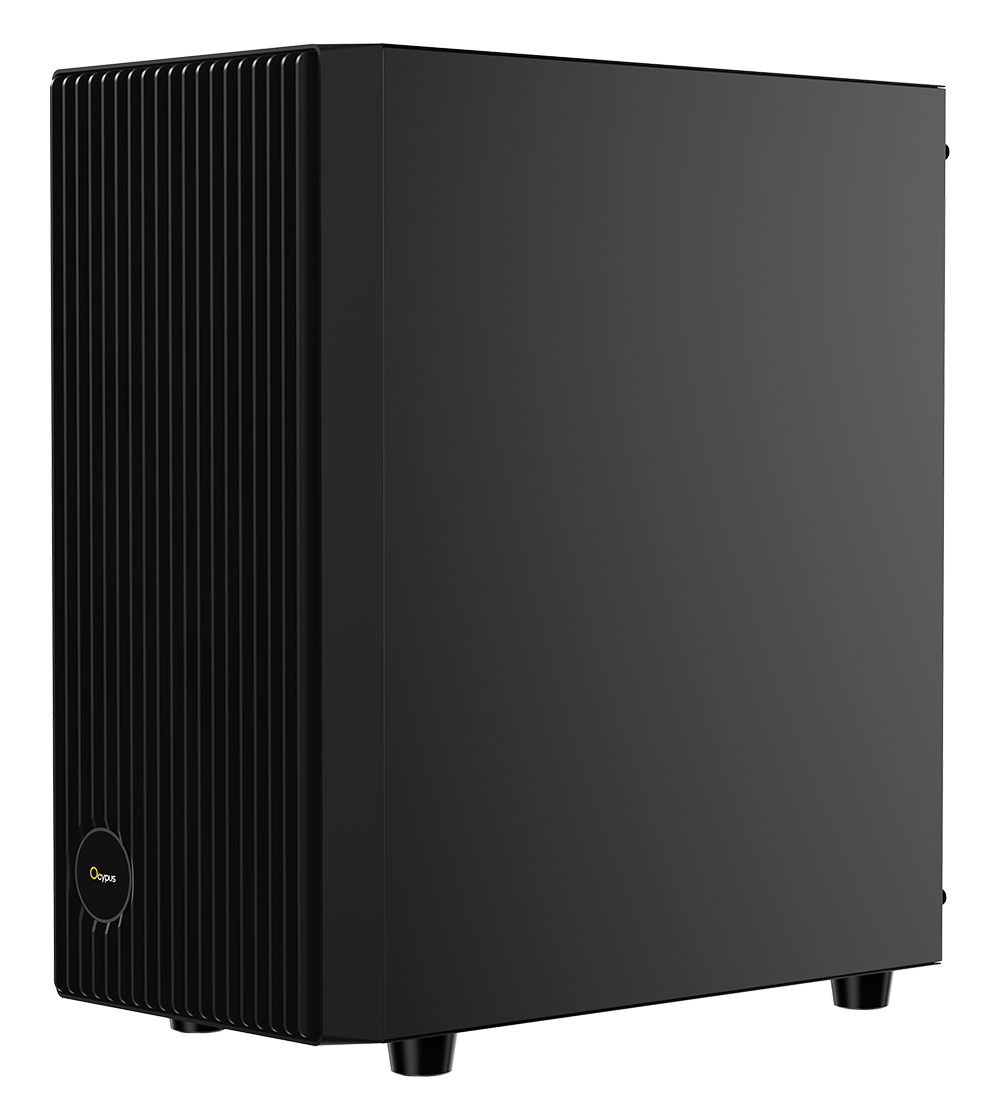 Корпус Ocypus Gamma C70 BK ARGB (Gamma-C70-BKG400XX-GL) [Midi Tower, 4 x 120 мм, черный]