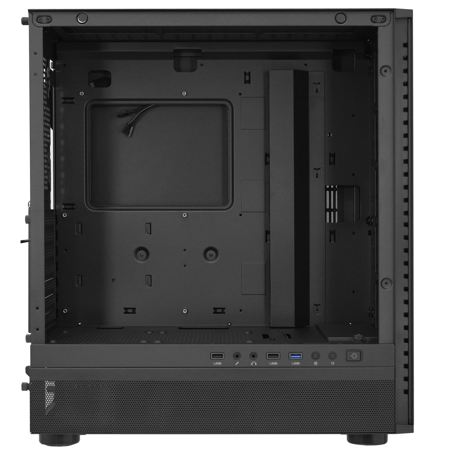 Корпус PCCooler ME200 MESH BK [Midi Tower, Нет, черный]
