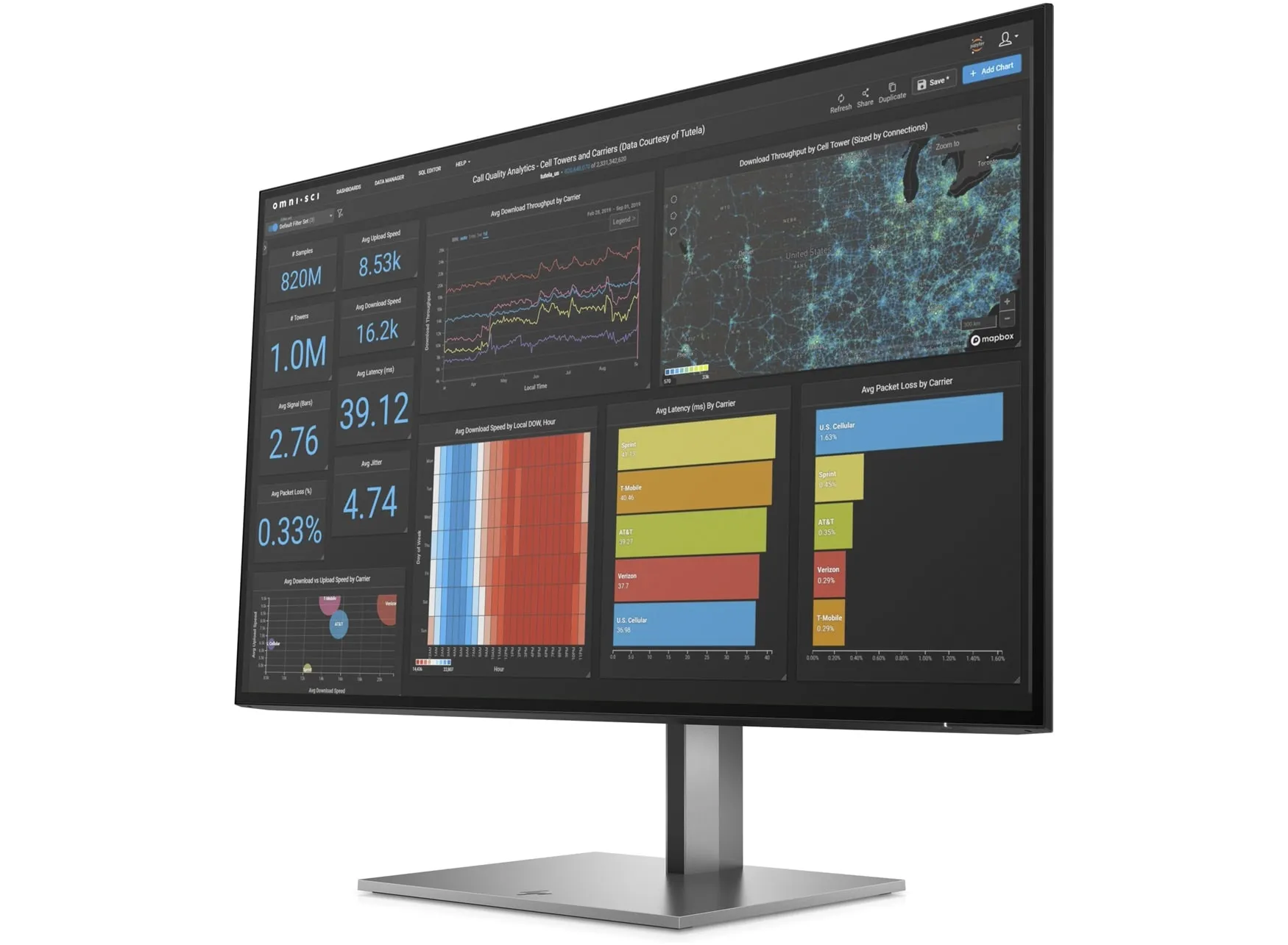 Монитор HP Z27q G3 (1C4Z7AA) [27", IPS, 2560x1440, 60 Гц, 5 мс, HDMI, DisplayPort x2]