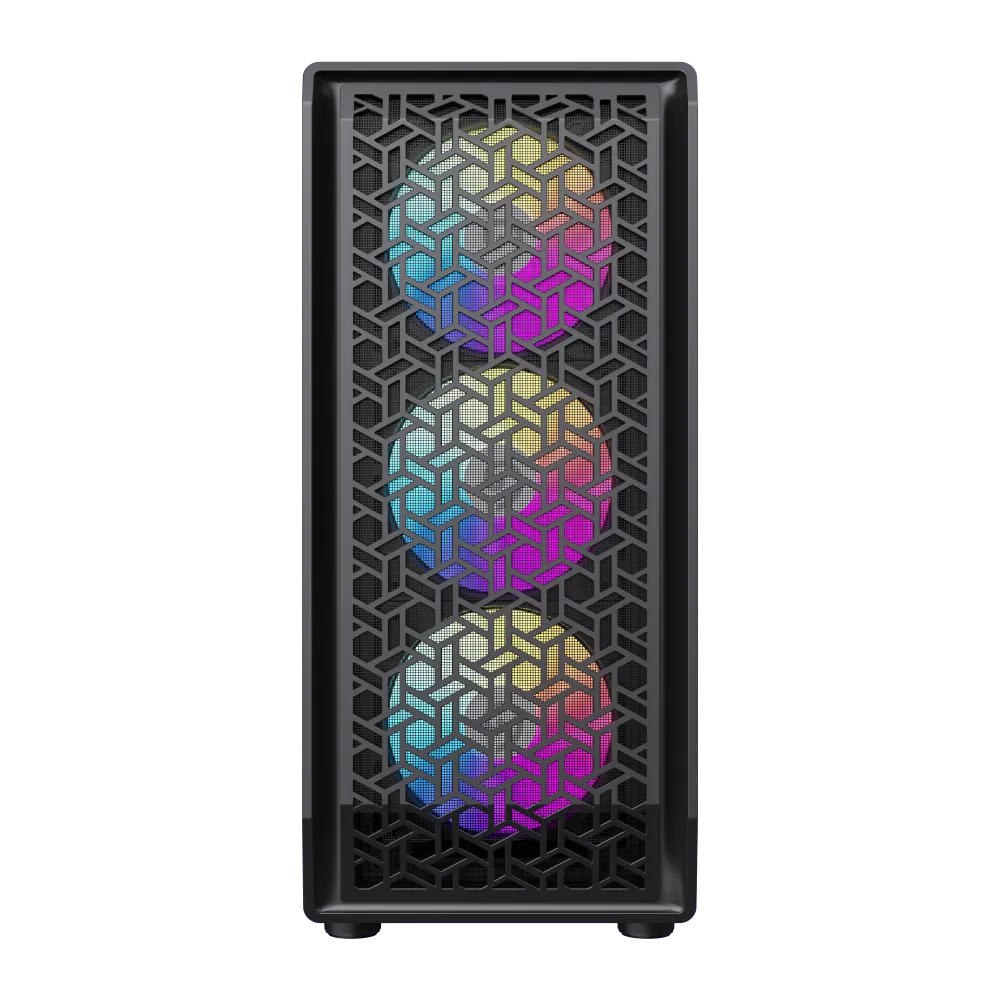 Корпус Gembird Forge COC Black (1117-3701R0005) [Mini Tower, 2 x 140x140 мм, черный]