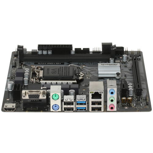 Материнская плата ASRock H510M-HVS R2.0 [LGA 1200, Intel H510, 2xDDR 4, 1xPCI-E x16, Micro-ATX]