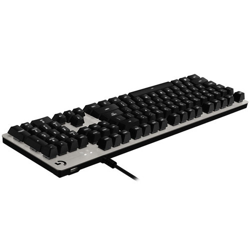 Клавиатура Logitech G413 SILVER, 920-008516 [механическая, проводная, клавиш - 104, подсветка]