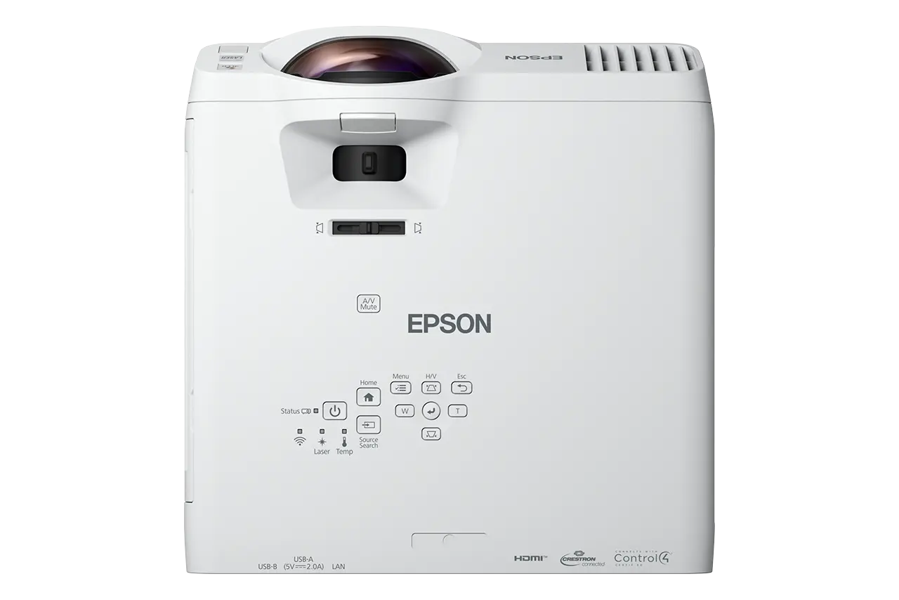 Лазерный короткофокусный проектор Epson EB-L210SF (V11HA75080) 3LCD, 4000LM, FHD, USB, Ethernet, Wi-Fi, HDMI