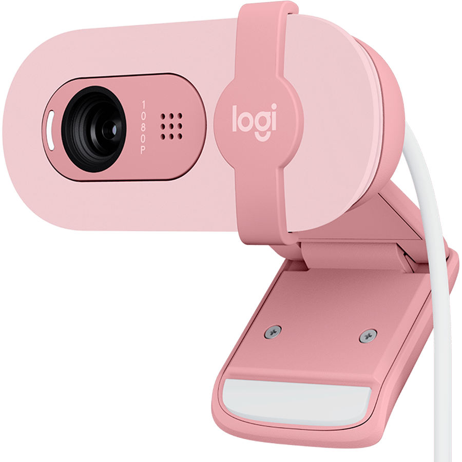 Веб-камера Logitech Brio 100 (960-001623) Розовый