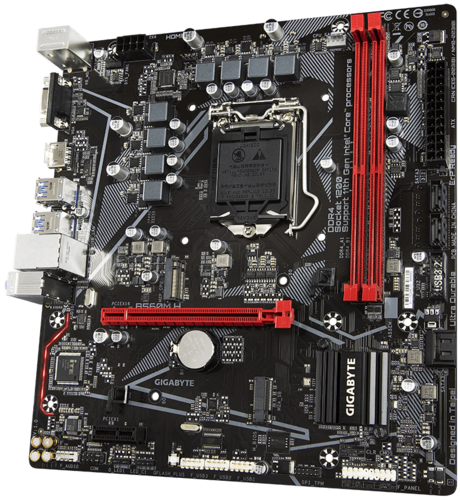 Материнская плата Gigabyte B560M H [LGA 1200, B560, 2xDDR 4, 2xM.2, 1xPCI-E x16, Micro-ATX]