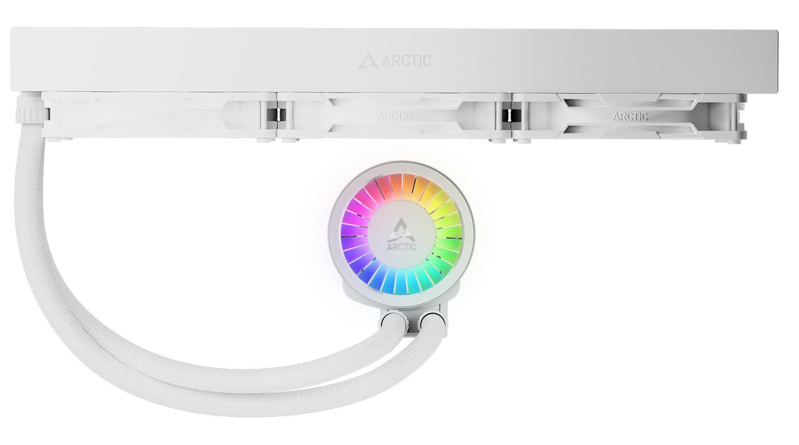 Система охлаждения Arctic Liquid Freezer III Pro 420 ARGB White [140 мм, 2500 об/мин, 1, 4 pin]