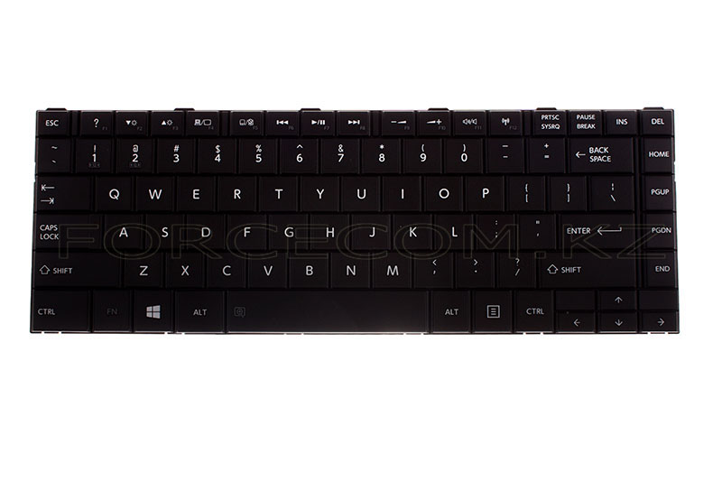 Клавиатура для ноутбука Toshiba Satellite C805/ C840/ C840D/ C845/ C845D, ENG, черная