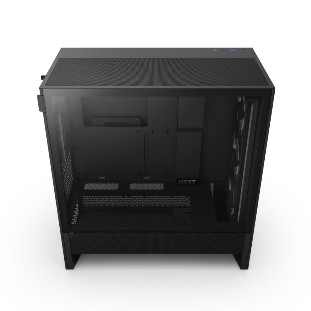 Корпус NZXT H5 Flow RGB (CC-H52FB-R1) [Midi Tower, 2 x 120 мм RGB, черный]