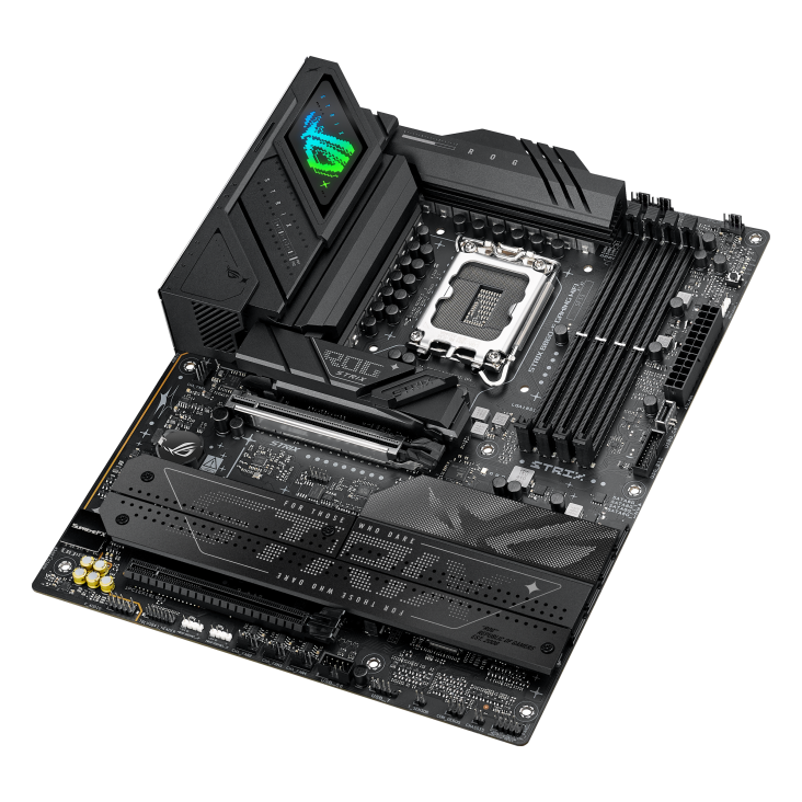 Материнская плата Asus ROG STRIX B860-F GAMING WIFI [LGA 1851, Intel B860, 4xDDR 5, 4xM.2, 2xPCI-E x16, Standard-ATX]