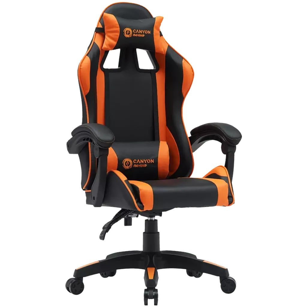 Игровое кресло CANYON gaming chair Core SGCH2 (CNE-SGCH2) черный / оранжевый
