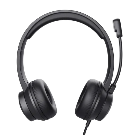 Наушники-гарнитура проводная Trust Ayda черный