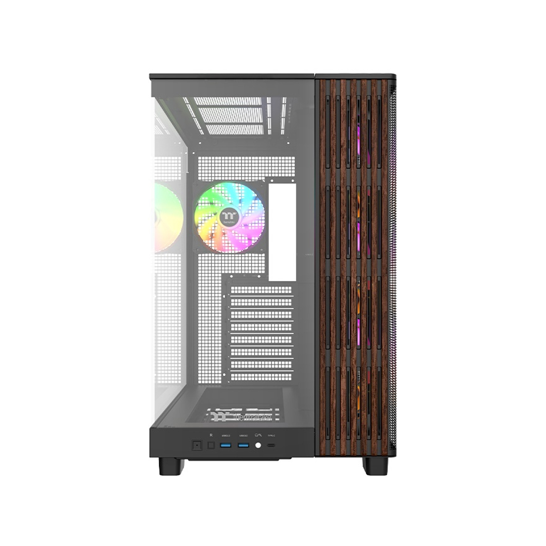 Корпус Thermaltake View 380 XL WS ARGB Black (CA-11E-00M1WN-WS) [Midi Tower, 4 x 120 мм ARGB, черный]