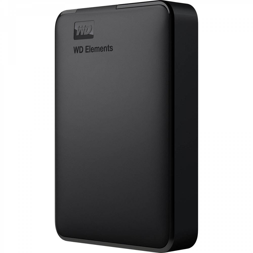 Жесткий диск Western Digital Elements Portable (WDBU6Y0040BBK-WESN) [4 ТБ, 2.5", USB 3.2 Gen 1 (Type-A), 5400 об./мин, кэш - 8 МБ, внешние портативные]