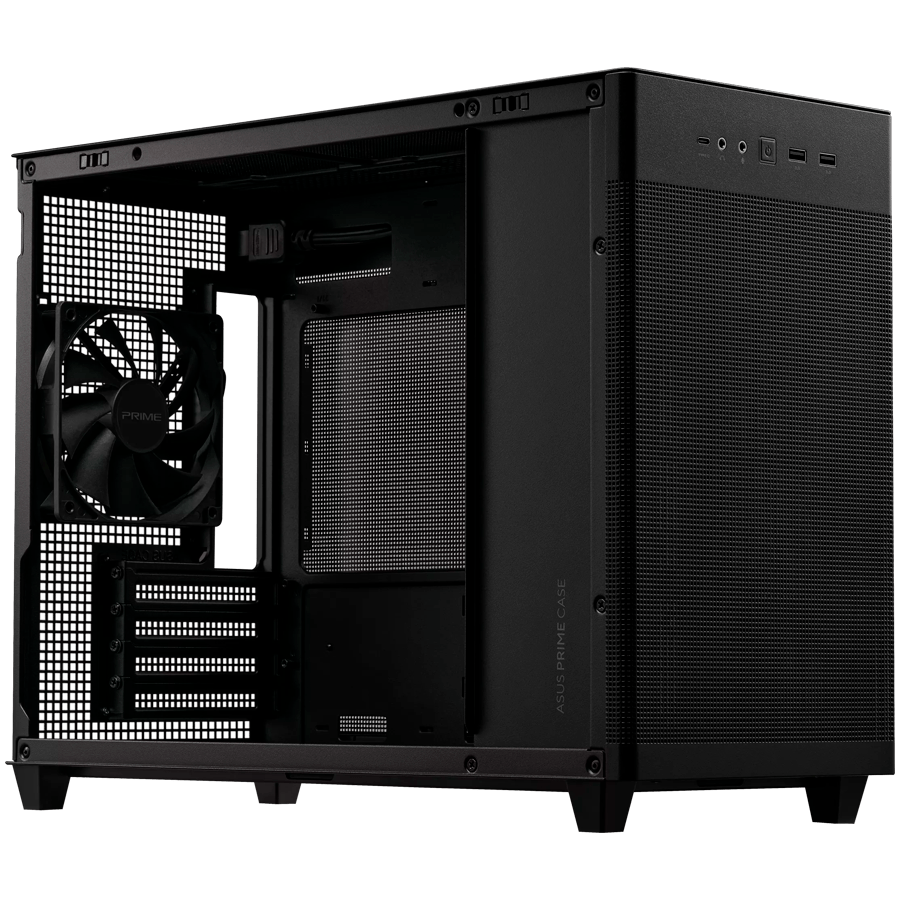 Корпус Asus Prime AP201 (90DC00G0-B39000) [Mini Tower, 1 x 120 мм, черный]