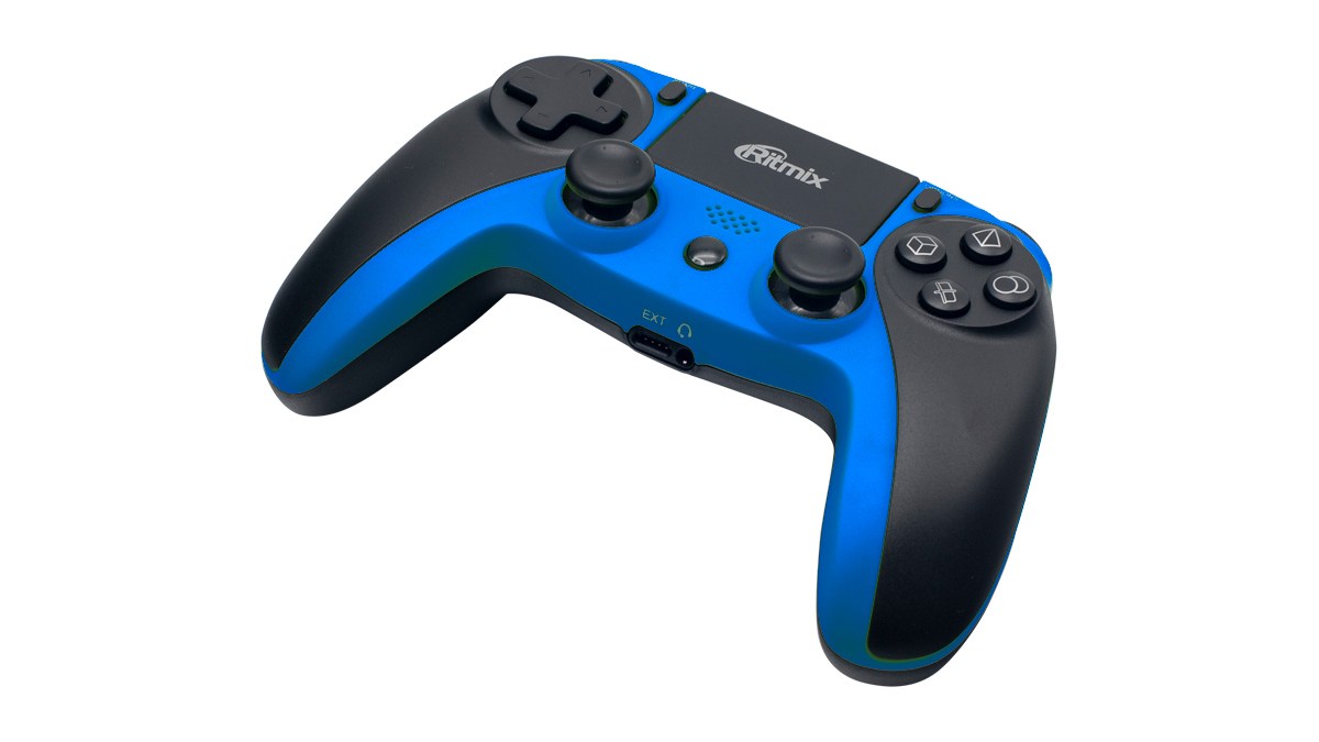 Геймпад беспроводной Ritmix GP-063BTH черный+синий