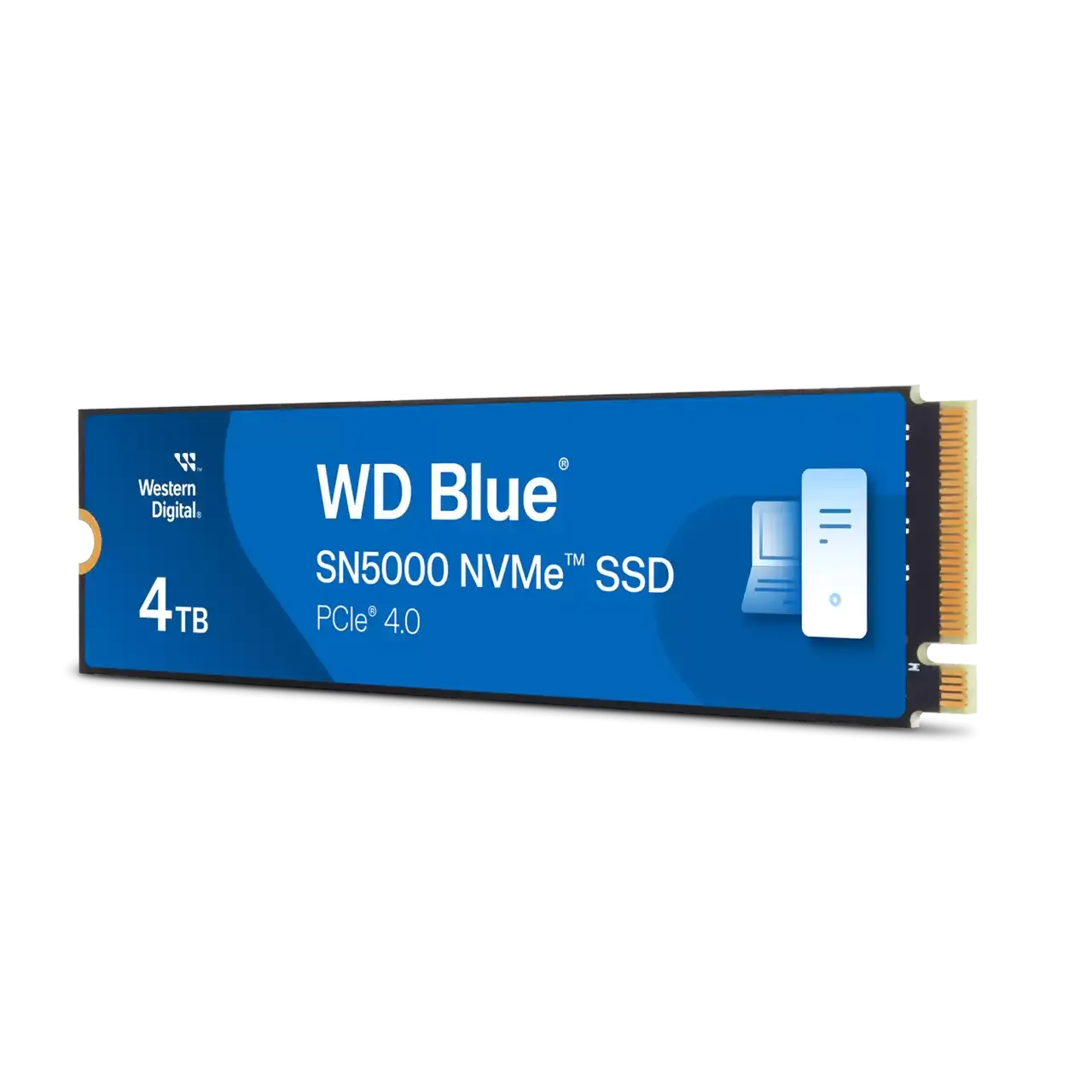 SSD-накопитель Western Digital BLUE SN5000 (WDS400T4B0E-00BKY0) [4 ТБ, M.2, PCI-E, 5500/5000 МБ/c]