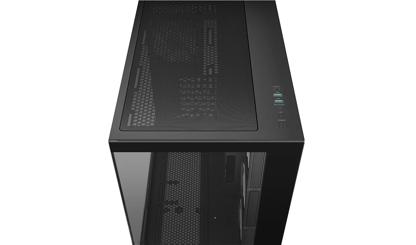 Корпус DeepCool CG530 4F (R-CG530-BKADA4-G-1) [Midi Tower, 4x 120 мм ARGB, черный]