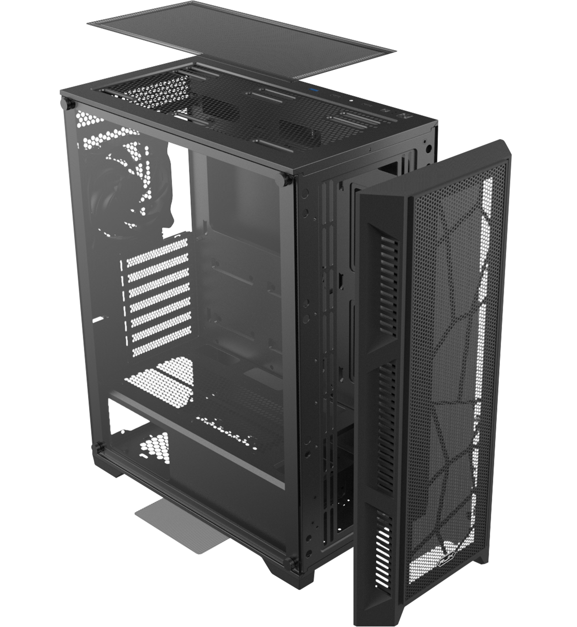 Корпус Raijintek ARCADIA III [Midi Tower, 1 x 120 мм, черный]