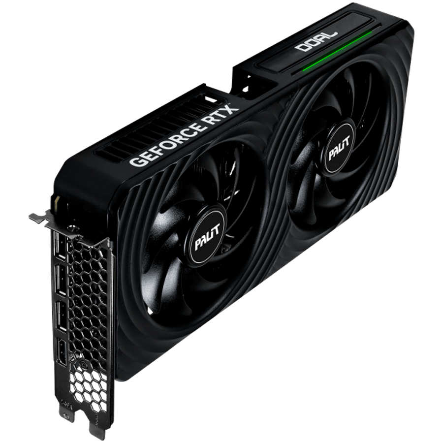 Видеокарта Palit GeForce RTX 5060 Ti Dual OC 8GB (NE7506TT19P1-GB2062D) [8 ГБ, GDDR7, 128 бит, HDMI, DisplayPort (3 шт)]