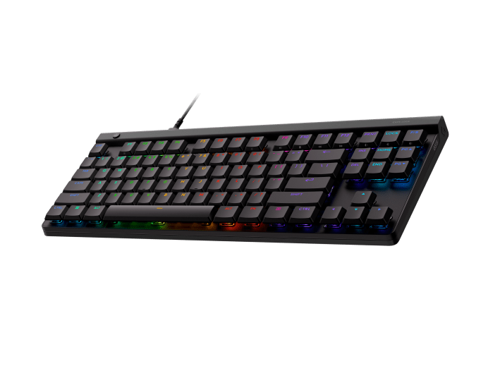 Клавиатура Logitech G515 TKL (920-012872) [механическая, проводная, RGB подсветка, Tactile, черная]