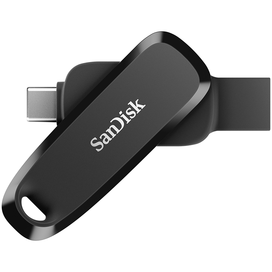 USB Флеш SanDisk Phone Drive USB Type-C/USB Type-A (SDDDC6-128G-G46) 100МБ/с, 128ГБ - Черный, EAN: 619659206246