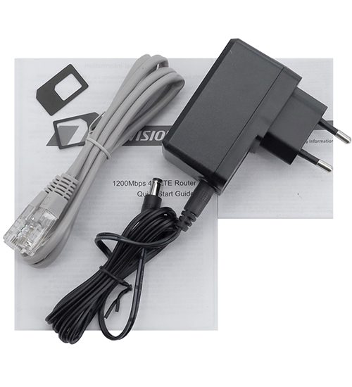 Беспроводной маршрутизатор Hikvision DS-3WR4G12C Wireless router, WiFi 5 (AC1200M), 2 x 10/100M, 4G/LTE CAT4 - купить в интернет-магазине Forcecom.kz Беспроводной маршрутизатор Hikvision DS-3WR4G12C Wireless router, WiFi 5 (AC1200M), 2 x 10/100M, 4G/LTE CAT4