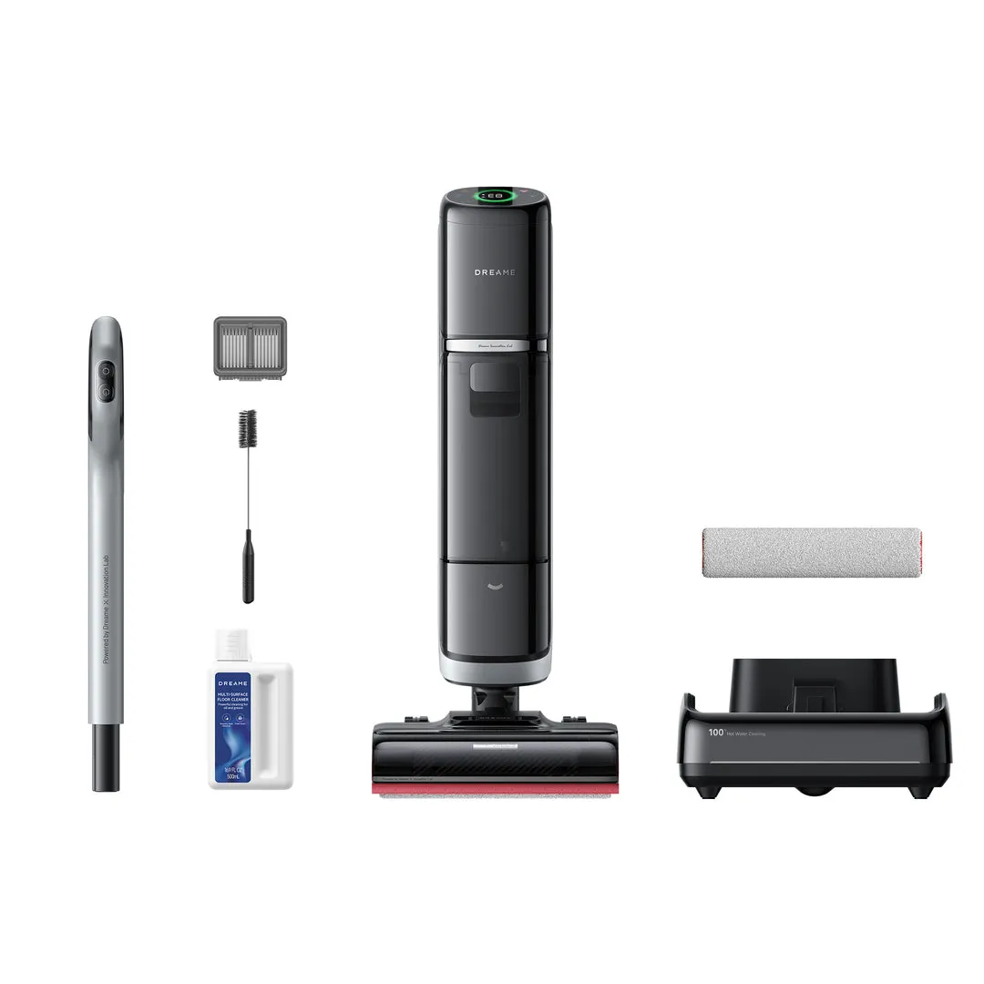 Вертикальный беспроводной моющий пылесос Dreame Wet and Dry Vacuum H15 Pro Heat (HHR48A) Серый