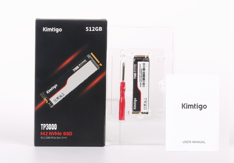 SSD накопитель Kimtigo TP3000-512G [512 ГБ, M.2PCI-E, чтение: 2000 МБ/с, запись: 1400 МБ/с, TLC]