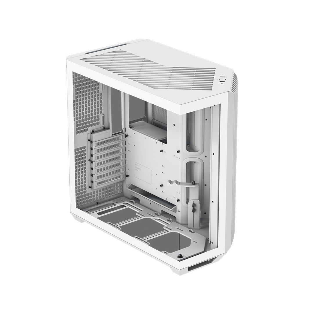 Корпус AeroCool APNX V1 W / V1-WT-v1 (APCM-VI01003.21) [Midi Tower, Без вентиляторов, белый]