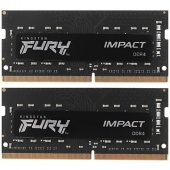Оперативная память для ноутбука Kingston Fury Impact, KF432S20IBK2/16, [16 ГБ DDR 4, 3200 МГц, 25600 Мб/с, 1.2 В, KIT] 
