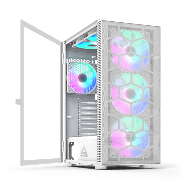 Корпус Montech X3 MESH (W) [Midi Tower, 3 × 120 мм, 3 × 140 мм, Черный]