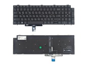 Клавиатура для ноутбука Dell Latitude 5550/ E5550/ E5570/ 5580, RU, подсветка, черная