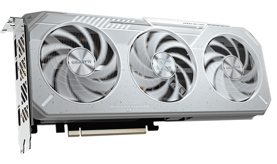 Видеокарта Gigabyte Radeon RX 9060 XT GAMING OC ICE 16G (GV-R906XGAMINGOCICE-16GD) [16 ГБ, GDDR6, 128 бит, HDMI, DisplayPort (2 шт)]