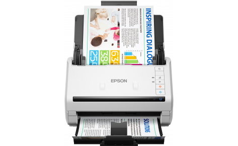 Сканер потоковый Epson WorkForce DS-530II (B11B261401), А4, 35 стр/мин, CIS, USB, Duplex