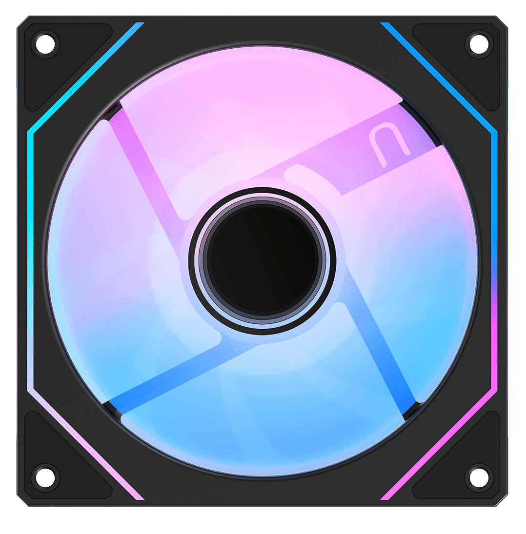 Вентилятор для корпуса Ocypus Gamma F12 BK ARGB [120 x 120 мм, 1600 об/мин, 50 CFM, 31 дБ, PWM]
