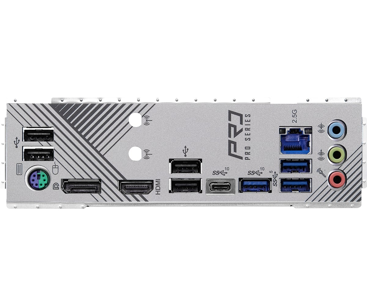 Материнская плата ASRock Z790 PRO RS [LGA 1700, Intel Z790, 4xDDR 5, 4xM.2, 2xPCI-E x16, Standard-ATX]