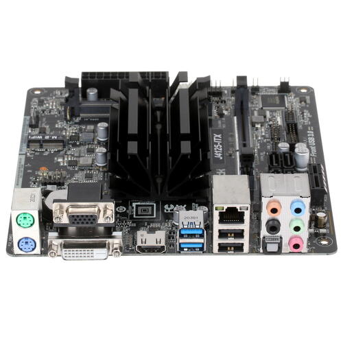 Материнская плата ASRock J4125-ITX  [FCBGA 1090, 2xDDR 4, нет PCI-E x16, Mini-ITX]