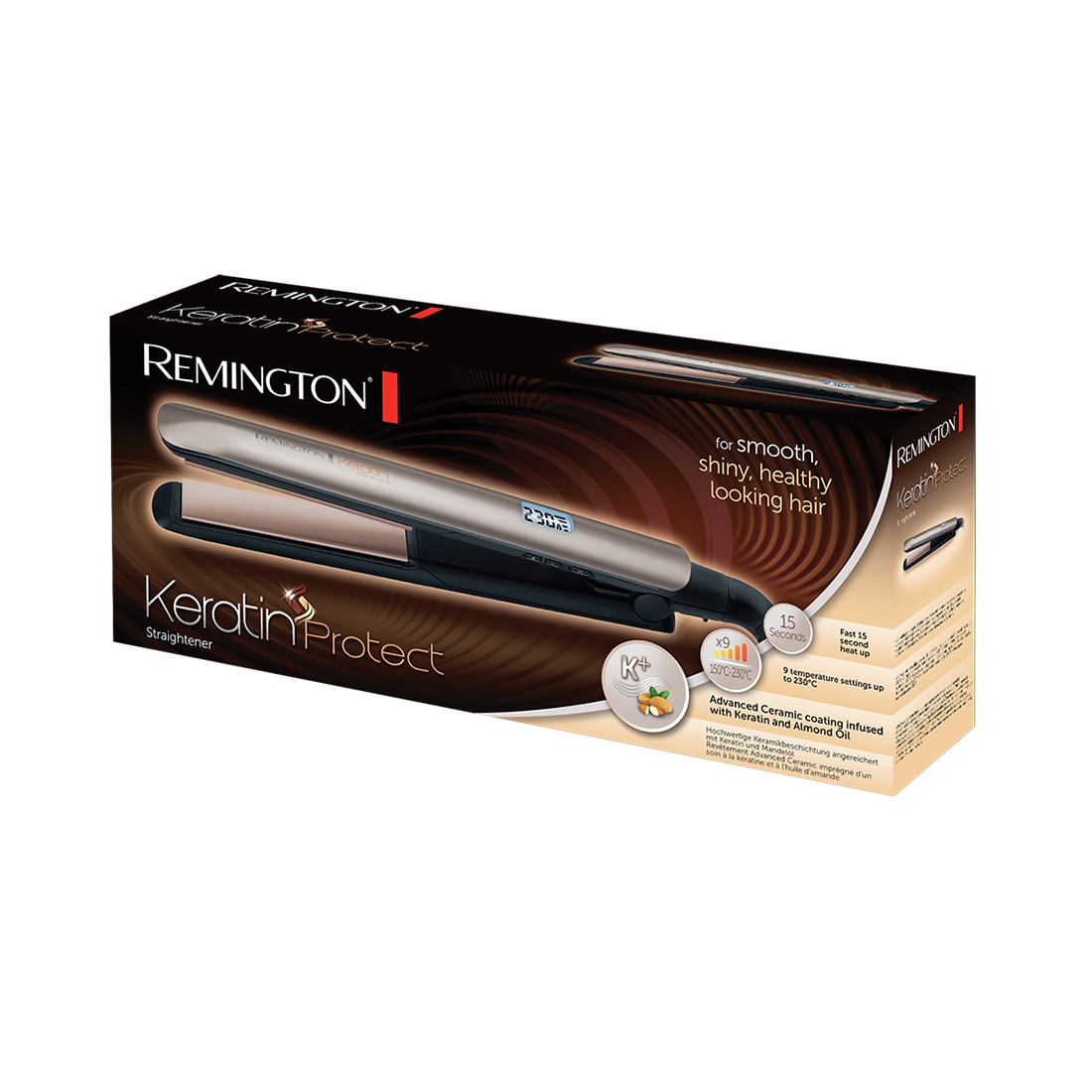 Выпрямитель для волос Remington Keratin Protect S8540