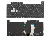 Клавиатура для ноутбука Asus ROG Strix G G531GT, черная, RGB-подсветка (4 зоны)