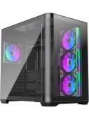 Корпус Raijintek ATREUS BT4 [Midi Tower, 4 x 120 мм ARGB, черный]