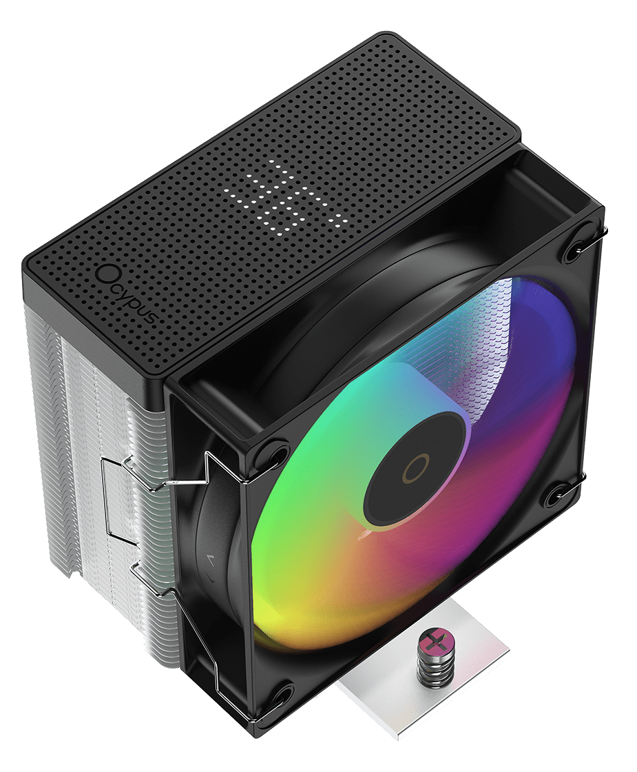 Система охлаждения Ocypus Gamma A40 BK ARGB Digital [100 x 100 мм, 2400 об/мин, 29 дБ, 4 pin]