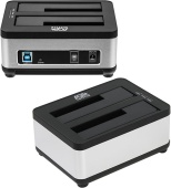 Док-станция для 2,5"/3,5" жестких дисков Agestar 3UBT8, Серебристый External Docking Station, for SATA 2 HDD, USB 3.0, ext. PS, silver