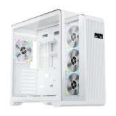 Корпус 1stPlayer RT7 WHITE (RT7-WH-3FC7R-W-1FC7-W) [Midi Tower, 4 x 120 мм, белый]