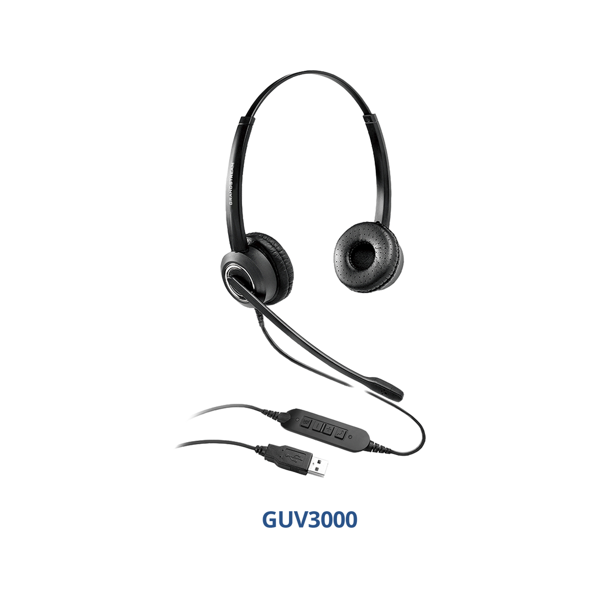Гарнитура Grandstream GUV3000, HD USB Headsets with Noise Canceling Mic