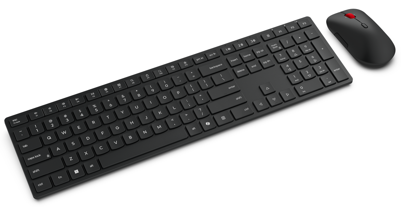 Клавиатура+мышь Lenovo Multi-Mode Pro Combo (4X31S04838) [мембранная, беспроводная, черная]